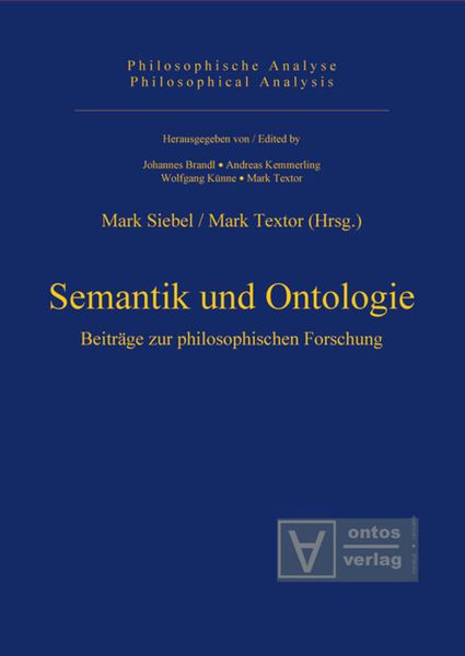 Produktbild: Semantik und Ontologie