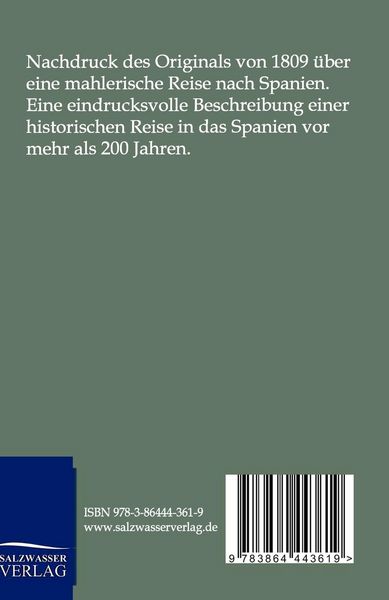 Produktbild: Mahlerische und historische Reise in Spanien