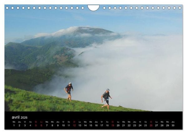 Produktbild: Trail Running De l'Envie &agrave; la Passion (Calendrier mural 2026 DIN A4 vertical), CALVENDO calendrier mensuel