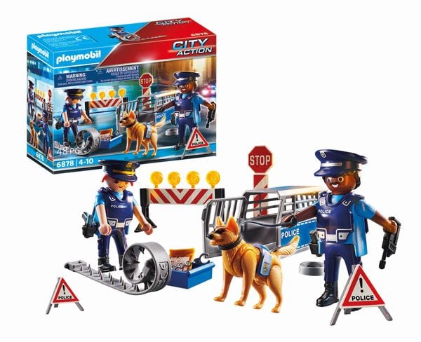 PLAYMOBIL® 6878 Polizei-Straßensperre