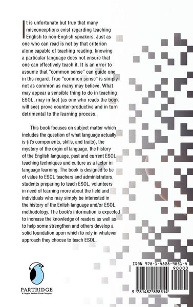 Produktbild: Language and ESOL Methodology- A Unique Perspective