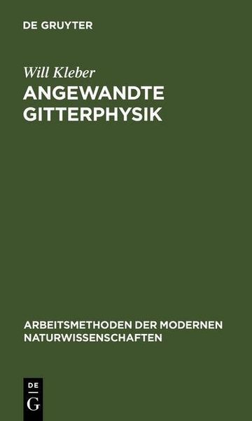 Produktbild: Angewandte Gitterphysik