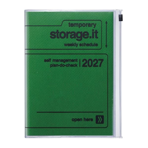 Produktbild: MARK'S 2026/27 Diary A5 Storage.it // Green