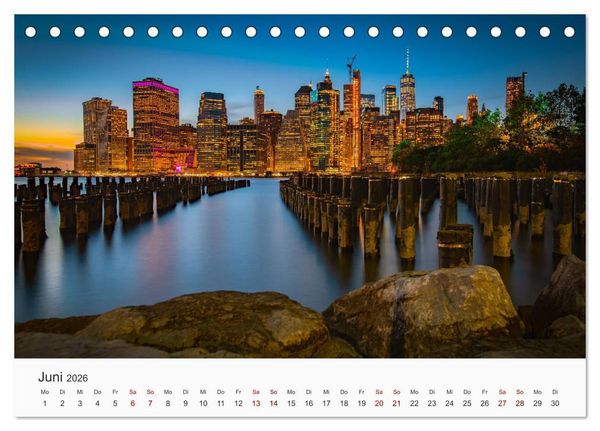 Produktbild: New York - Eine Weltstadt (Tischkalender 2026 DIN A5 quer), CALVENDO Monatskalender
