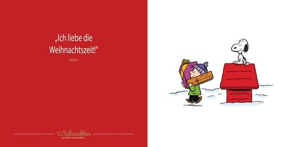 Produktbild: Peanuts Geschenkbuch: Frohe Weihnachten mit Snoopy und den Peanuts
