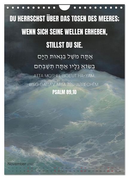Produktbild: Weisheit, Licht und Leben &ndash; J&uuml;dische Inspiration durchs Jahr (Wandkalender 2027 DIN A4 hoch), CALVENDO Monatskalender