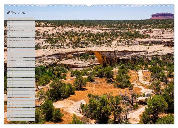 Produktbild: Die Canyons der USA (Wandkalender 2026 DIN A2 quer), CALVENDO Monatskalender