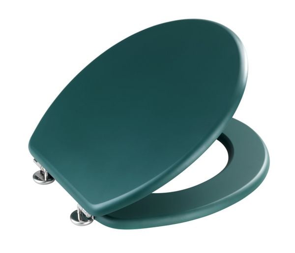 Produktbild: WC-Sitz Mod. Prima Dunkelgr&uuml;n matt, MDF