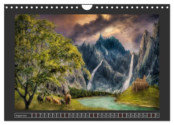 Produktbild: Magische Gefilde (Wandkalender 2026 DIN A4 quer), CALVENDO Monatskalender