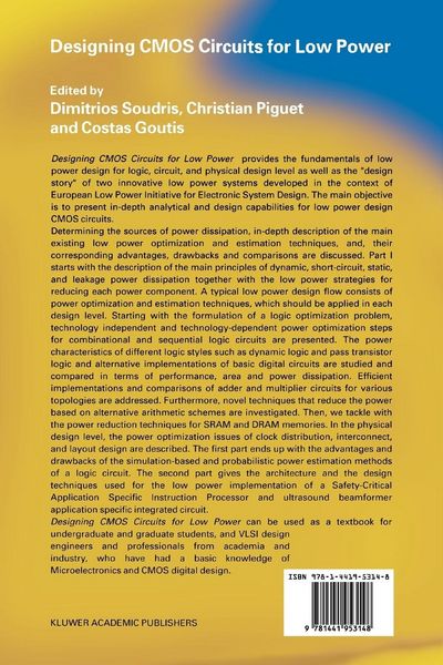Produktbild: Designing CMOS Circuits for Low Power