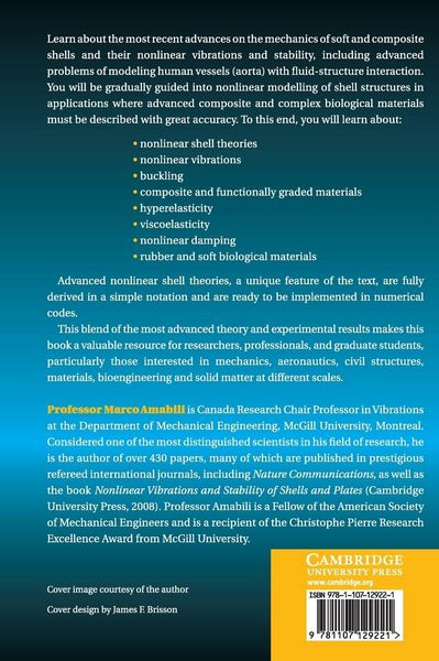 Produktbild: Nonlinear Mechanics of Shells and Plates in Composite, Soft and Biological Materials
