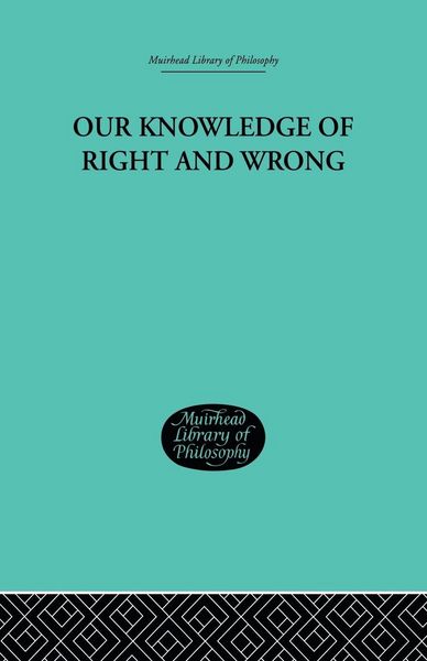 Produktbild: Our Knowledge of Right and Wrong
