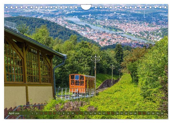 Produktbild: Heidelberger Neckarzauber (Wandkalender 2026 DIN A4 quer), CALVENDO Monatskalender
