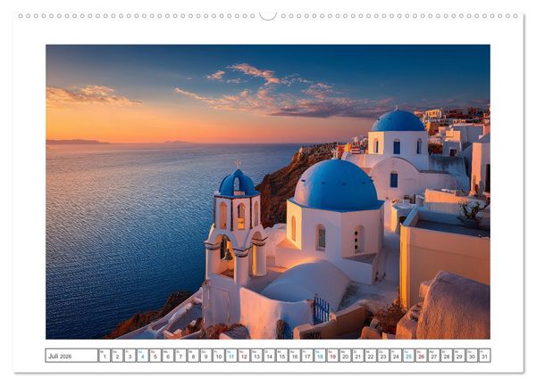 Produktbild: City Dreams & Travel Vibes (Wandkalender 2026 DIN A2 quer), CALVENDO Monatskalender