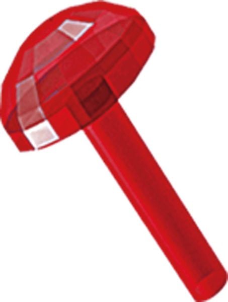 Produktbild: Mosaik Stecker transp. 1 cm, KIGA, Beutel