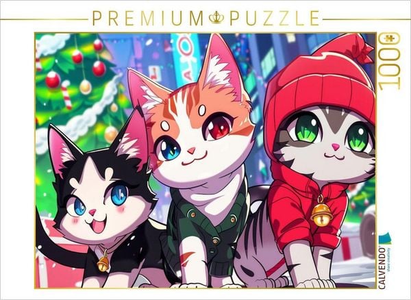Produktbild: CALVENDO Puzzle Unterm Weihnachtsbaum | 1000 Teile Lege-Gr&ouml;&szlig;e 64x48cm Foto-Puzzle f&uuml;r gl&uuml;ckliche Stunden