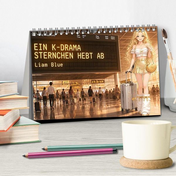 Produktbild: Ein K-Drama Sternchen hebt ab (Tischkalender 2027 DIN A5 quer), CALVENDO Monatskalender