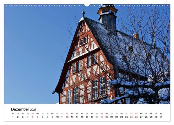 Produktbild: Romantisches Oberursel von Petrus Bodenstaff (hochwertiger Premium Wandkalender 2027 DIN A2 quer), Kunstdruck in Hochglanz