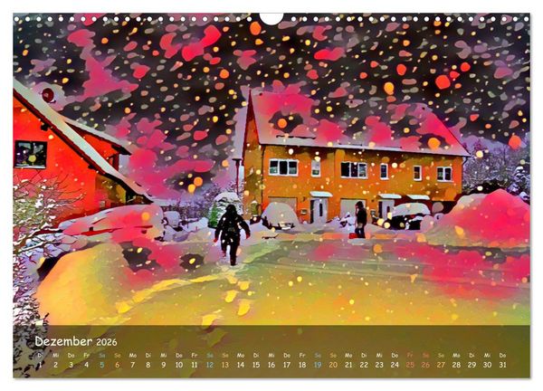 Produktbild: Surreales Farbspiel (Wandkalender 2026 DIN A3 quer), CALVENDO Monatskalender