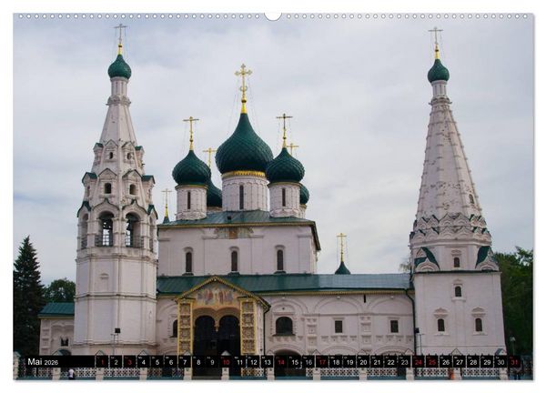 Produktbild: Flussfahrt Moskau - St. Petersburg (hochwertiger Premium Wandkalender 2026 DIN A2 quer), Kunstdruck in Hochglanz