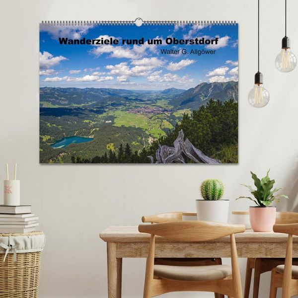 Produktbild: Wanderziele rund um Oberstdorf (Wandkalender 2026 DIN A2 quer), CALVENDO Monatskalender