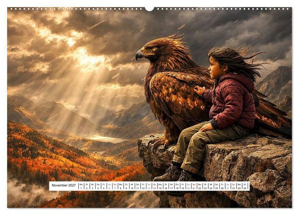 Produktbild: Wilde Geborgenheit (hochwertiger Premium Wandkalender 2027 DIN A2 quer), Kunstdruck in Hochglanz