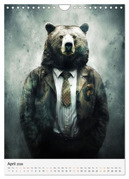 Produktbild: Animalia Fusion (Wall Calendar 2026 DIN A4 portrait), CALVENDO 12 Month Wall Calendar
