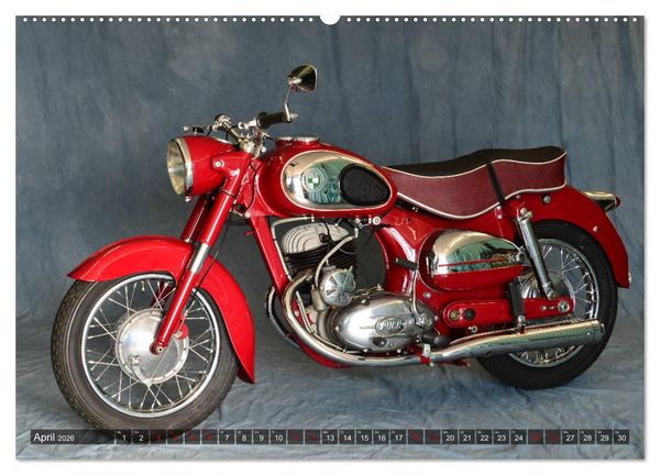 Produktbild: Puch 250 SGS Motorrad - Oldie aus &Ouml;sterreich (Wandkalender 2026 DIN A2 quer), CALVENDO Monatskalender