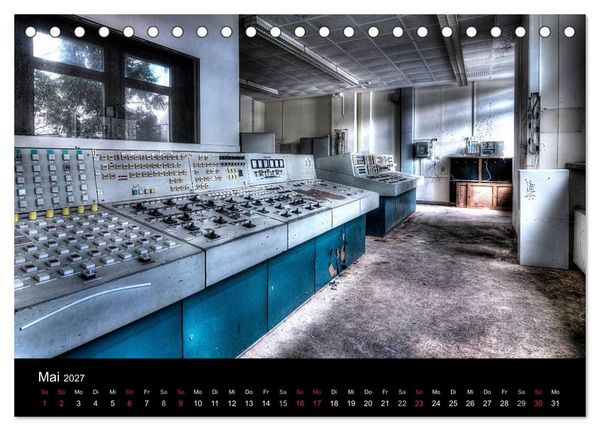 Produktbild: Verlassene Orte - Berlin - Brandenburg (Tischkalender 2027 DIN A5 quer), CALVENDO Monatskalender