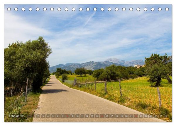 Produktbild: Mallorca: Die sch&ouml;nsten Landschaften f&uuml;r Rennradfahrer (Tischkalender 2026 DIN A5 quer), CALVENDO Monatskalender