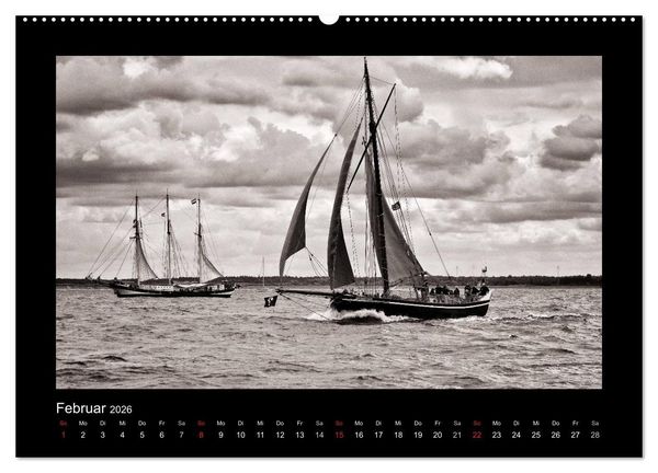 Produktbild: Segelschiffe auf der Ostsee (hochwertiger Premium Wandkalender 2026 DIN A2 quer), Kunstdruck in Hochglanz