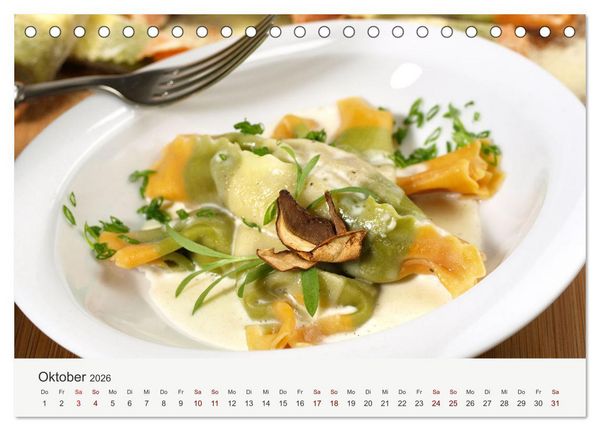 Produktbild: Vegan Food Kalender &ndash; Gerichte und Snacks (Tischkalender 2026 DIN A5 quer), CALVENDO Monatskalender