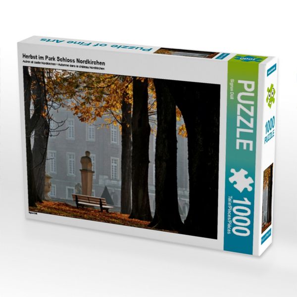 Produktbild: CALVENDO Puzzle Herbst im Park Schloss Nordkirchen | 1000 Teile Lege-Gr&ouml;&szlig;e 64x48cm Foto-Puzzle f&uuml;r gl&uuml;ckliche Stunden