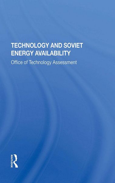 Produktbild: Technology And Soviet Energy Availability