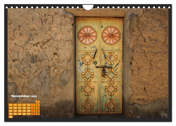 Produktbild: OMAN - Farbenfrohe orientalische T&uuml;ren (Wandkalender 2026 DIN A4 quer), CALVENDO Monatskalender