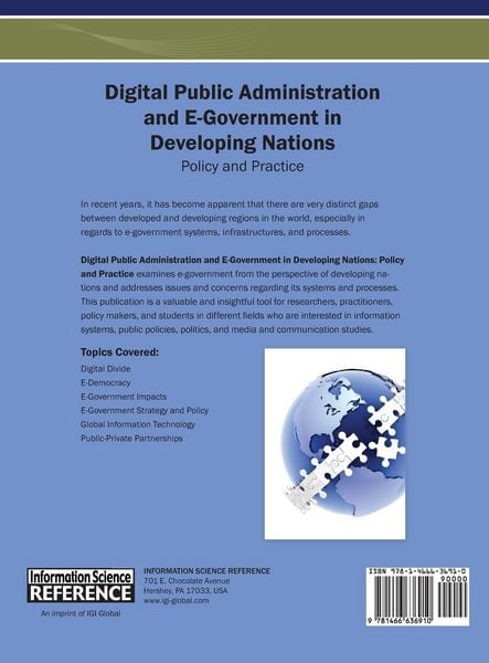 Produktbild: Digital Public Administration and E-Government in Developing Nations