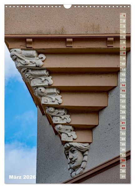 Produktbild: Fassadenk&uuml;nste (Wandkalender 2026 DIN A3 hoch), CALVENDO Monatskalender