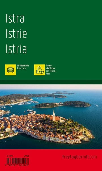 Istrien, Straßen- und Freizeitkarte 1:160.000, freytag & berndt