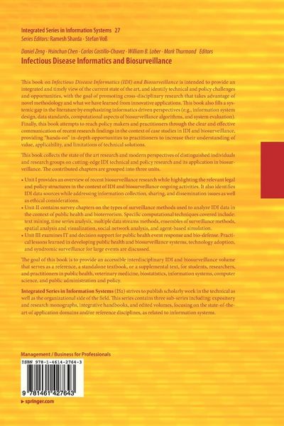 Produktbild: Infectious Disease Informatics and Biosurveillance