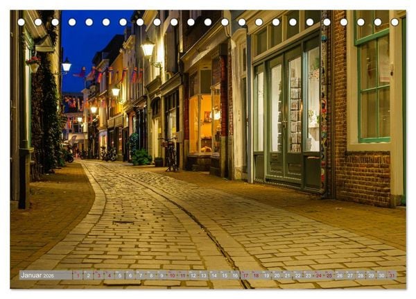 Produktbild: Ein Blick auf Vlissingen in Zeeland (Tischkalender 2026 DIN A5 quer), CALVENDO Monatskalender