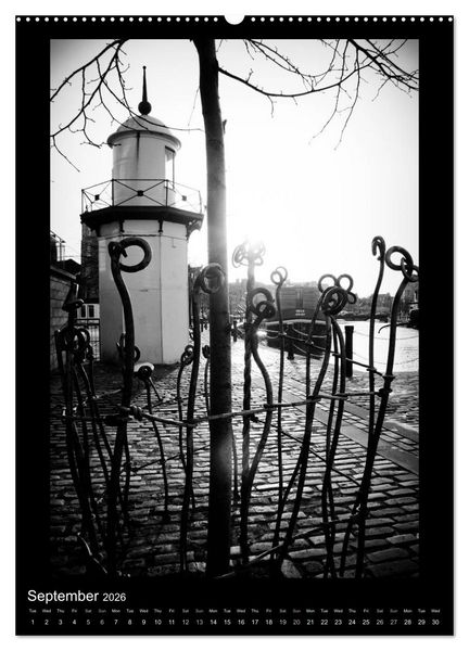 Produktbild: EDINBURGH NOIR (High Quality Premium Wall Calendar 2026 DIN A2 portrait),CALVENDO 12 Month Wall Calendar