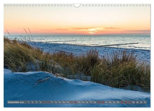 Produktbild: OSTSEEK&Uuml;STE Sehnsuchtsorte in Mecklenburg-Vorpommern (Wandkalender 2026 DIN A3 quer), CALVENDO Monatskalender