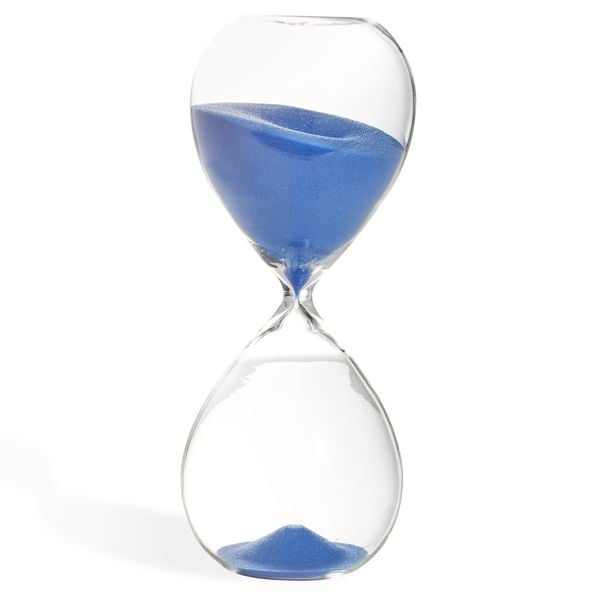 Sanduhr 'Time Out' 10 Minuten, blau