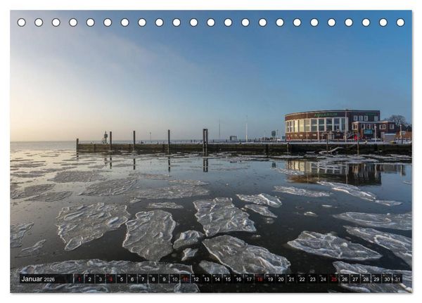 Produktbild: Wilhelmshaven maritim (Tischkalender 2026 DIN A5 quer), CALVENDO Monatskalender
