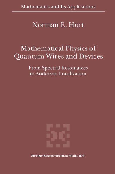 Produktbild: Mathematical Physics of Quantum Wires and Devices