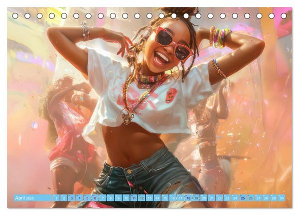 Produktbild: Feiern und Musik - Beschwingt dabei (Tischkalender 2026 DIN A5 quer), CALVENDO Monatskalender