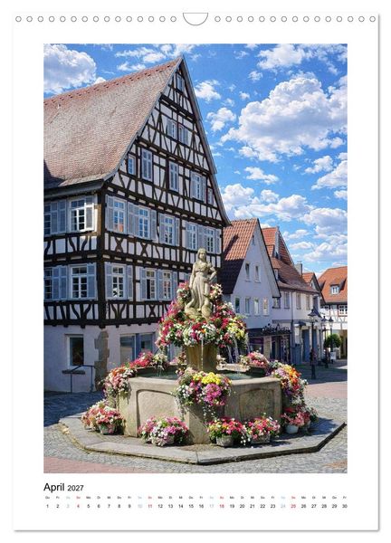 Produktbild: Unterwegs in und um Backnang (Wandkalender 2027 DIN A3 hoch), CALVENDO Monatskalender