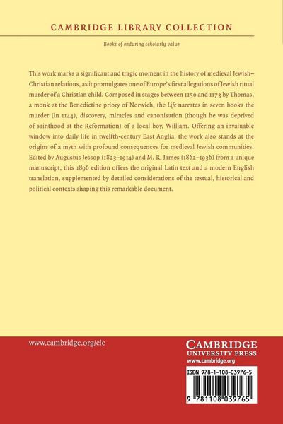 Produktbild: The Life and Miracles of St William of Norwich by Thomas of Monmouth