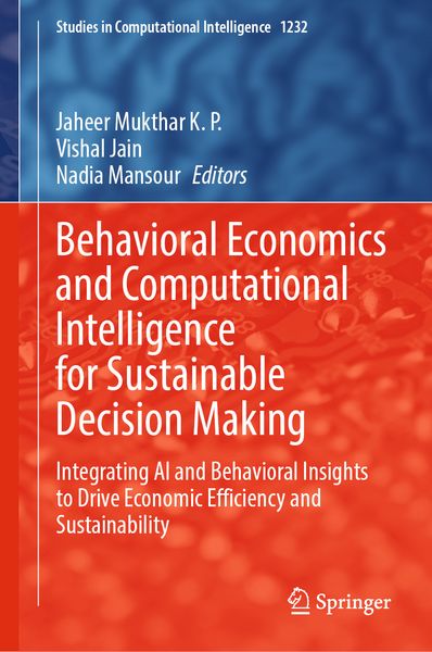 Produktbild: Behavioral Economics and Computational Intelligence for Sustainable Decision Making