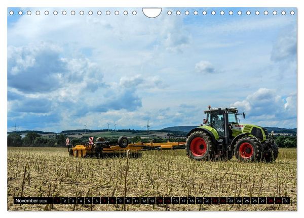 Produktbild: Landtechnik 2026 (Wandkalender 2026 DIN A4 quer), CALVENDO Monatskalender